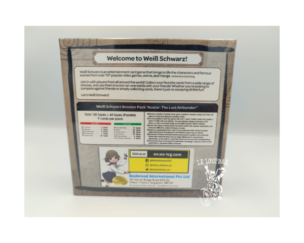 Weiss Schwarz Display Avatar the last airbender – Image 2