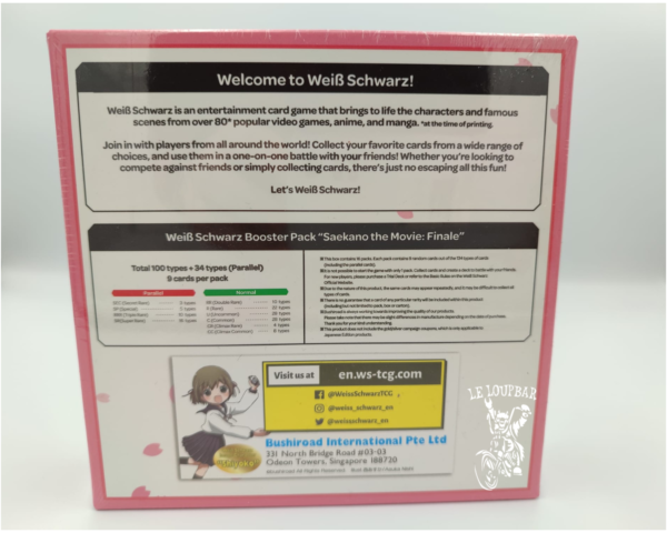 Weiss Schwarz Display Saekano Finale – Image 2