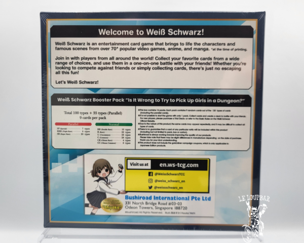 Weiss Schwarz Display Danmachi – Image 2