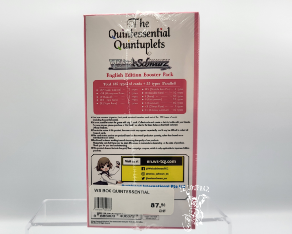 Weiss Schwarz Display QQ The Quintessential Quintuplets – Image 2