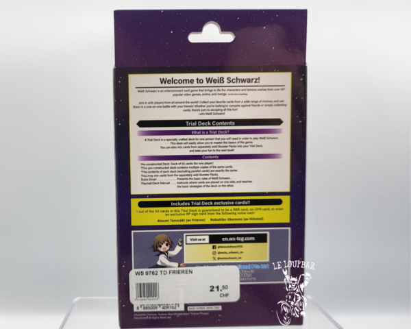 Weiss Schwarz Trial Deck Frieren – Image 2