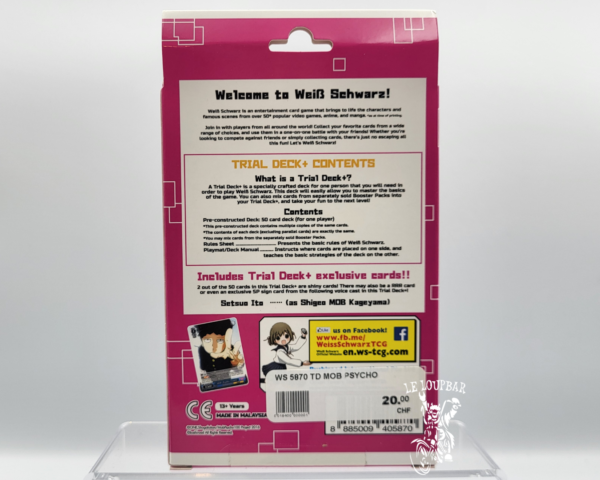 Weiss Schwarz Trial Deck Mob Psycho – Image 2