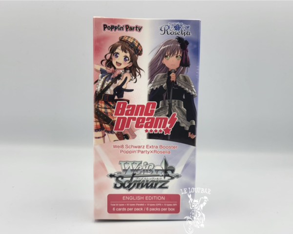 Weiss Schwarz Display Bang Dream poppin party & roselia