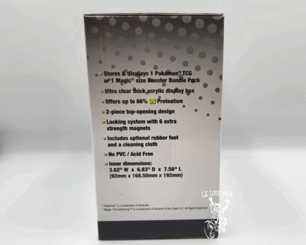 Ultra Pro : Booster Bundle pack Display Acrylic (ETB) – Image 2