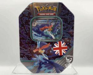 Pokemon : (Boîte Métal) Quaquaval ex Tin