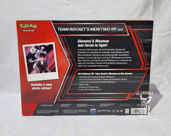 Pokemon : Box Team Rocket's Mewtwo EX – Image 2